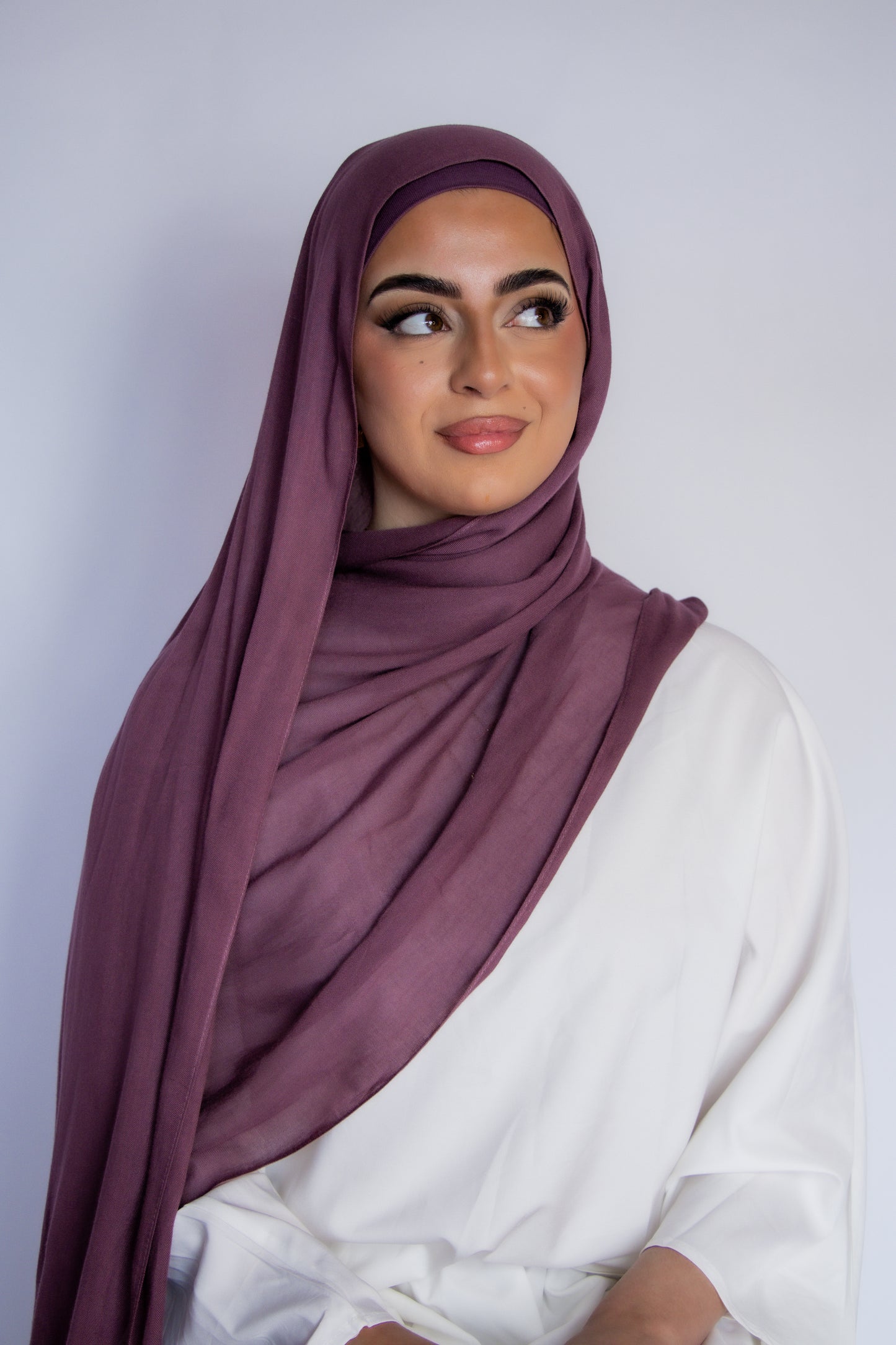 Plum - Modal Hijab Set
