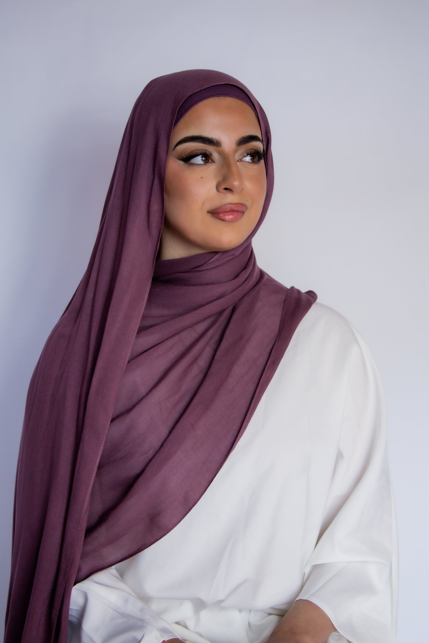 Plum - Modal Hijab Set