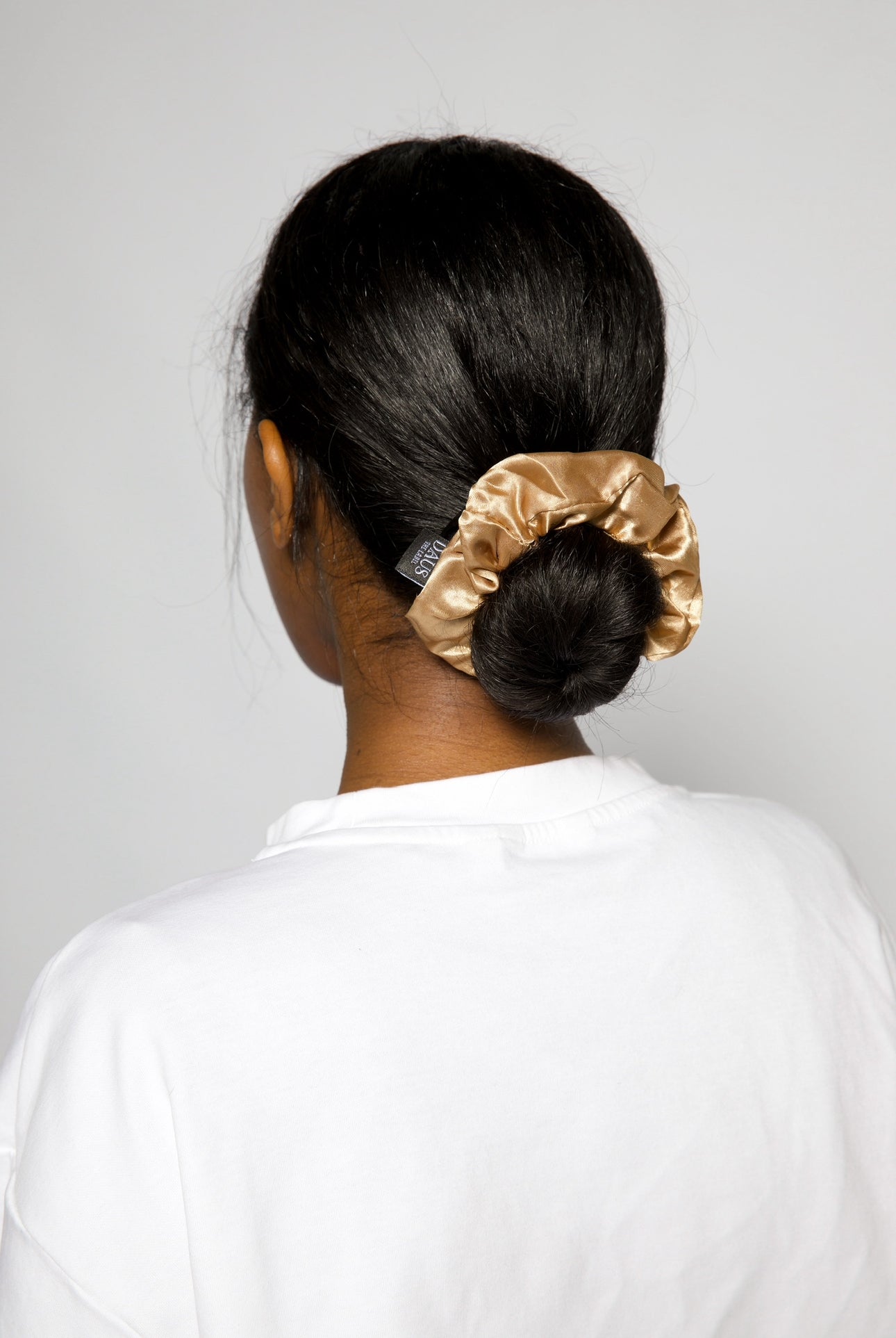 Blonde Satin Scrunchies