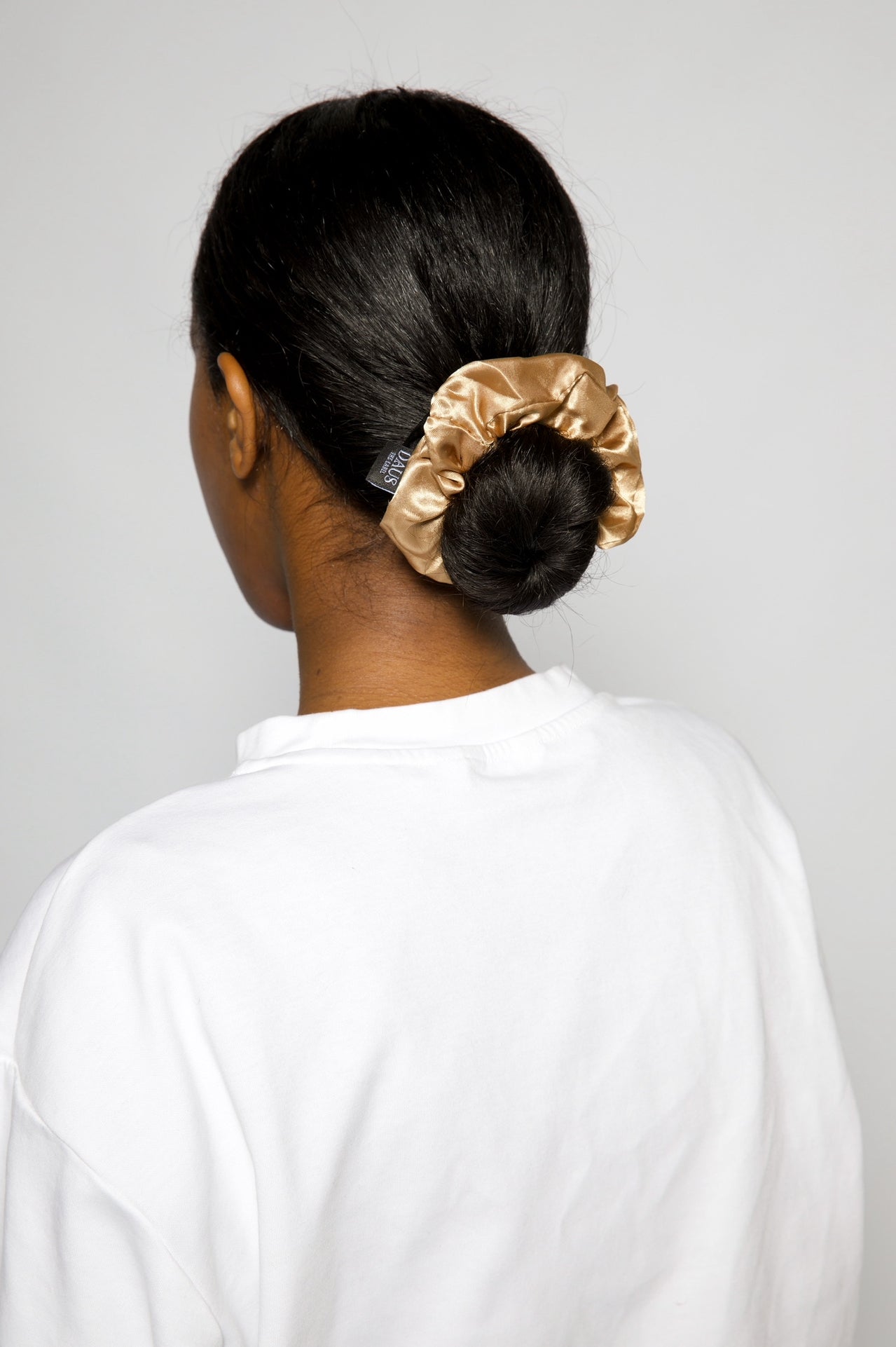 Blonde Satin Scrunchies