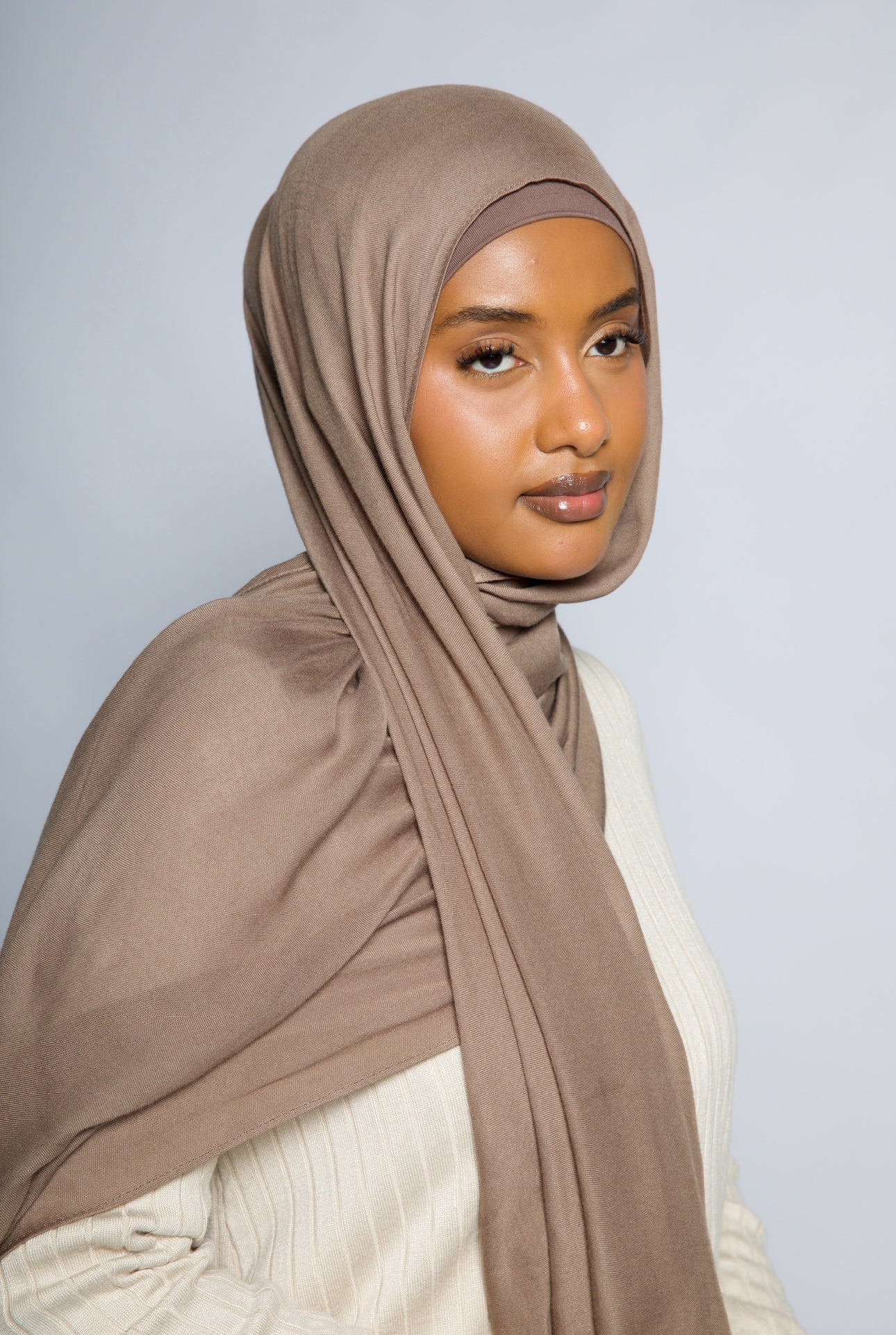 girl wearing black hijab