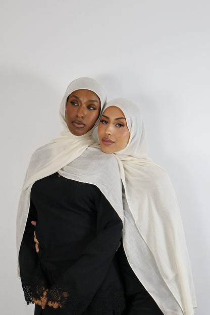 Ivory - Modal Hijab Set
