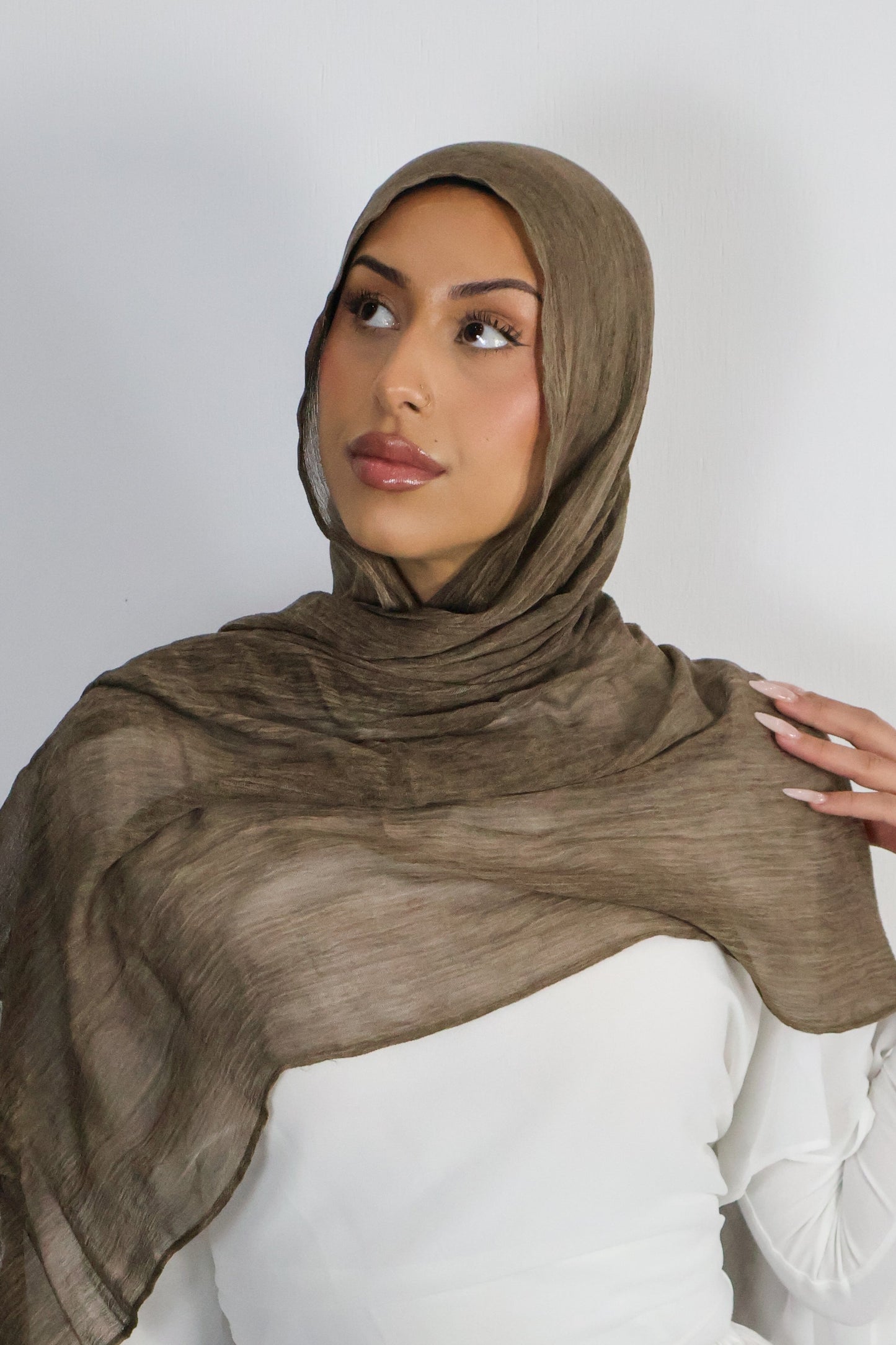 Espresso - Crinkle Hijab