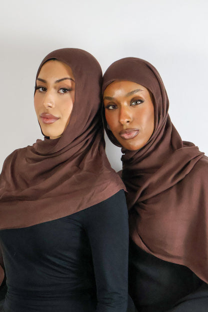 Chocolate - Modal Hijab Set