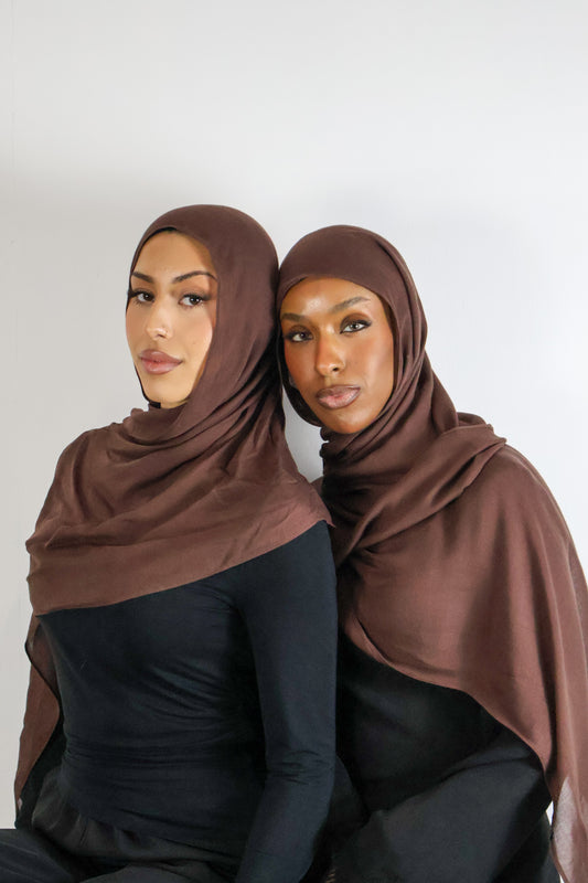 Chocolate - Modal Hijab Set