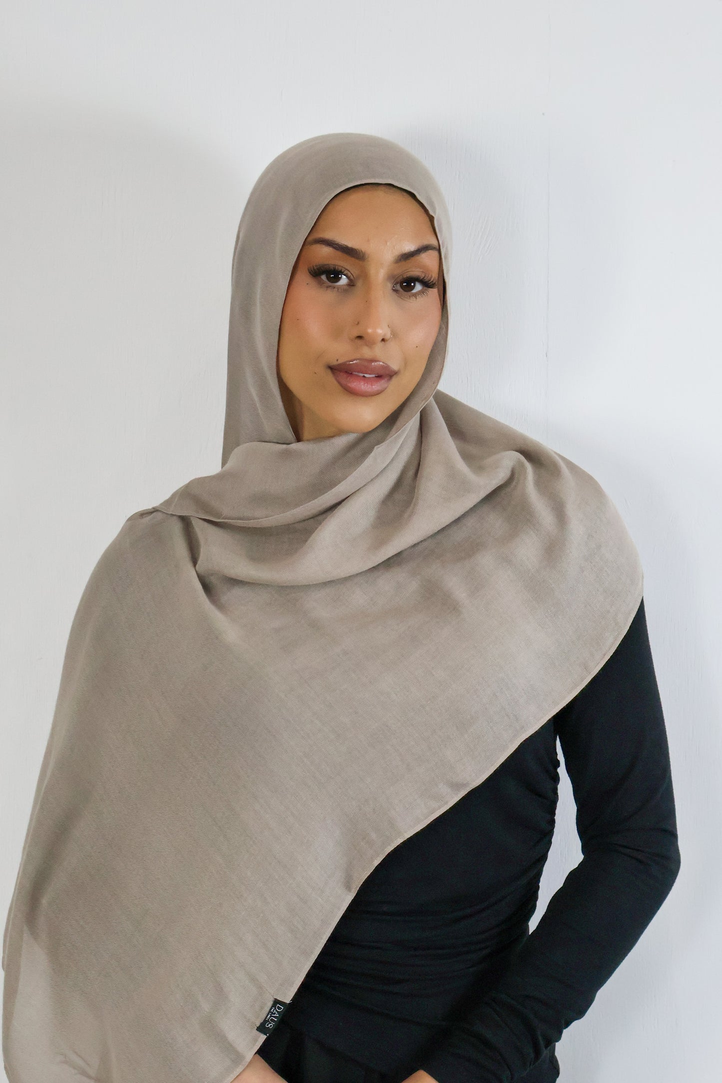 Oatmeal - Modal Hijab Set