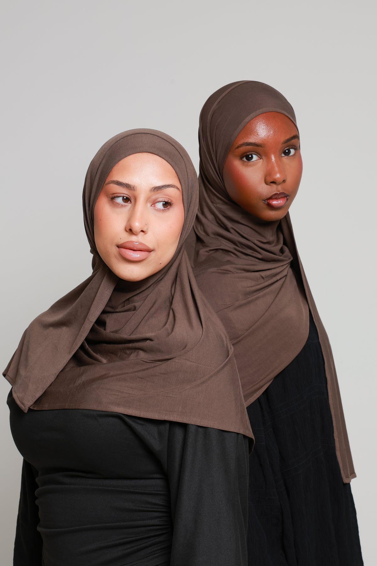 Deep Woody - Bamboo Jersey Hijab