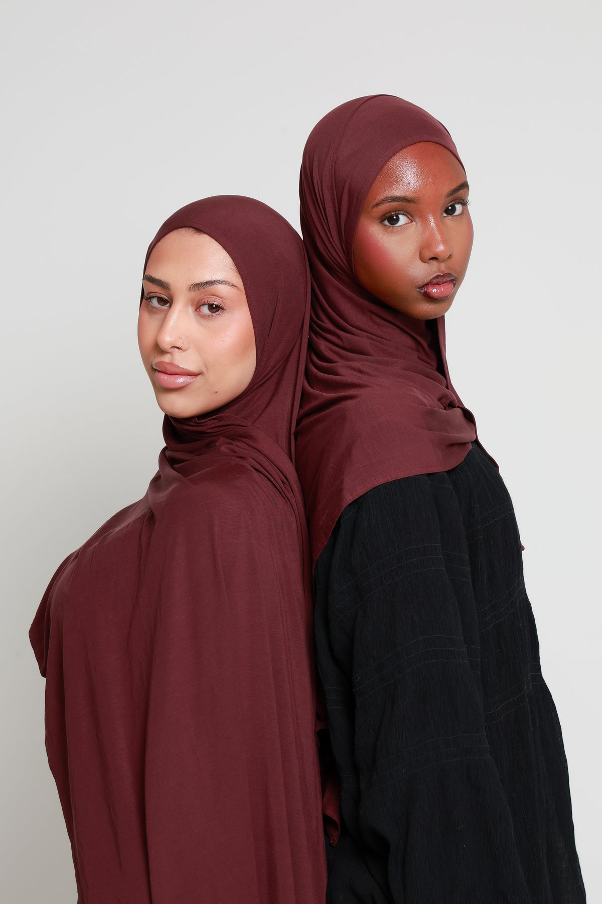 Deep Plum - Bamboo Jersey Hijab