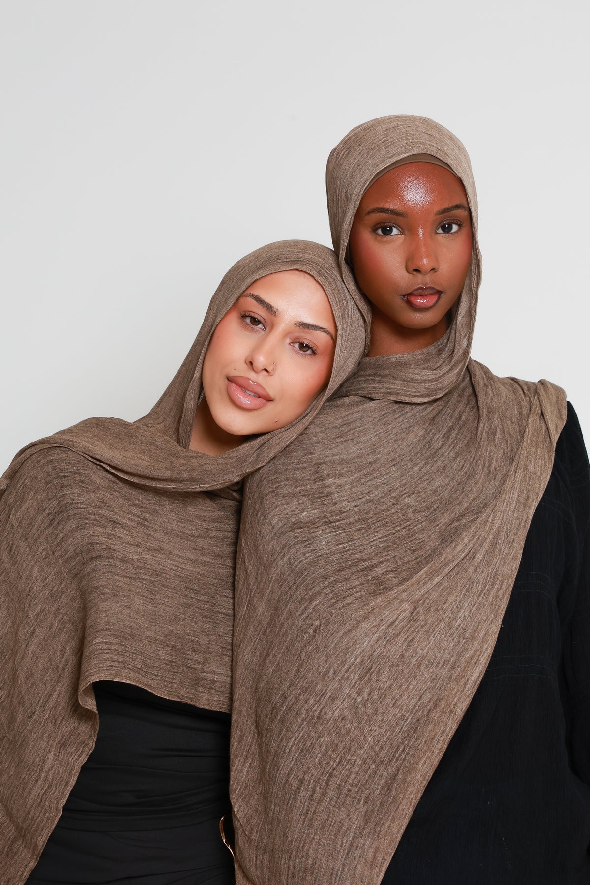 Mocha - Crinkle Hijab