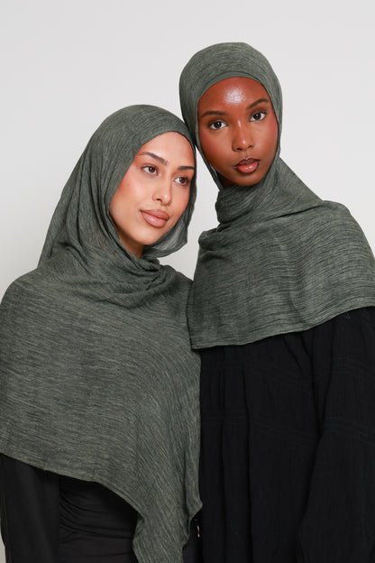 Moss - Crinkle Hijab