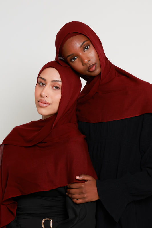 Burgundy - Modal Hijab