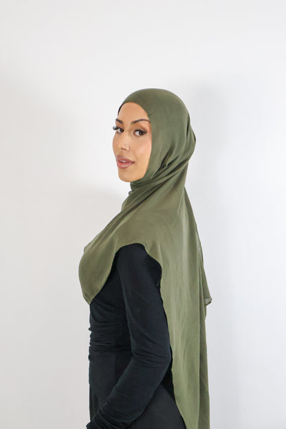 Army - Modal Hijab Set