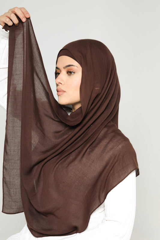 Chocolate - Modal Hijab Set