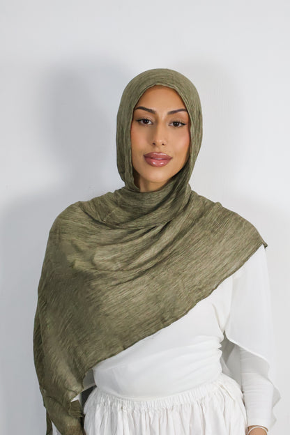 Woody - Crinkle Hijab