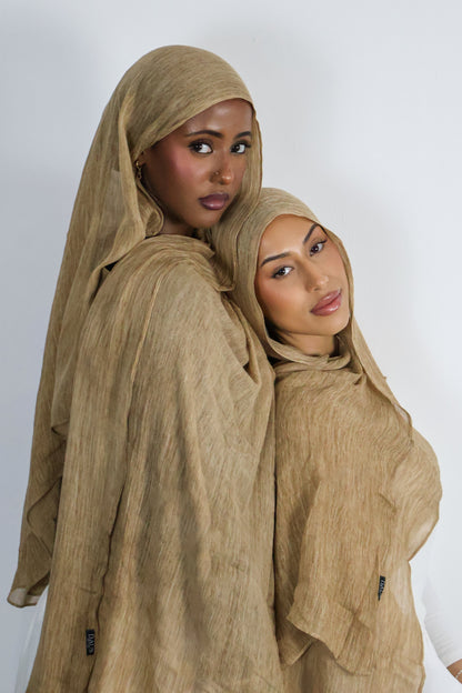 Peanut - Crinkle Hijab