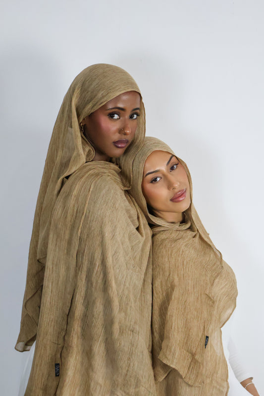 Peanut - Crinkle Hijab