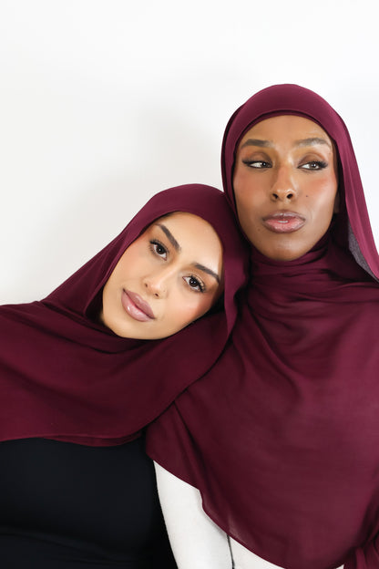 Burgundy - Modal Hijab