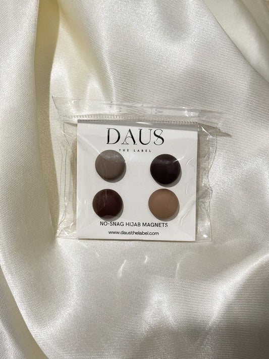 Neutrals No-Snag Magnets (4pk)