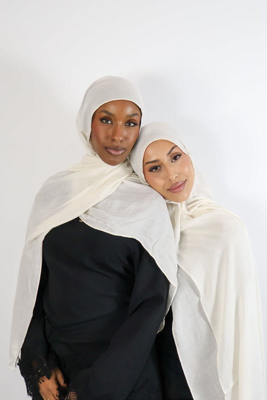 Ivory - Modal Hijab Set