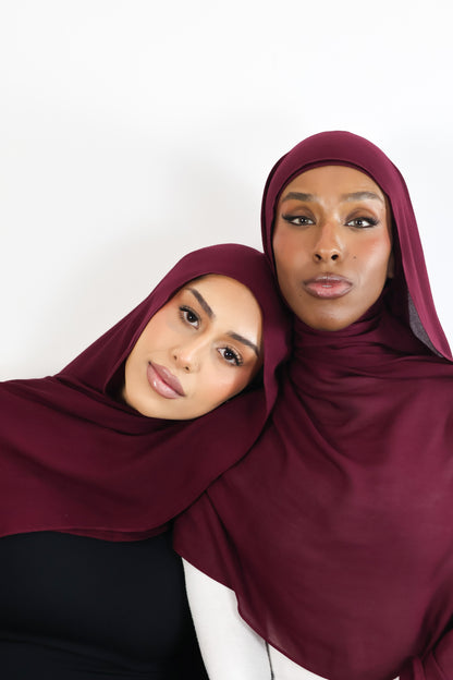 Burgundy - Modal Hijab