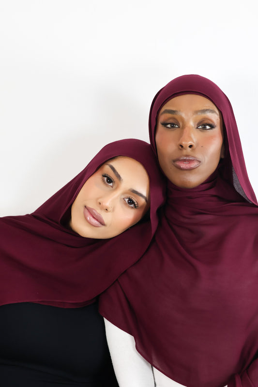 Burgundy - Modal Hijab