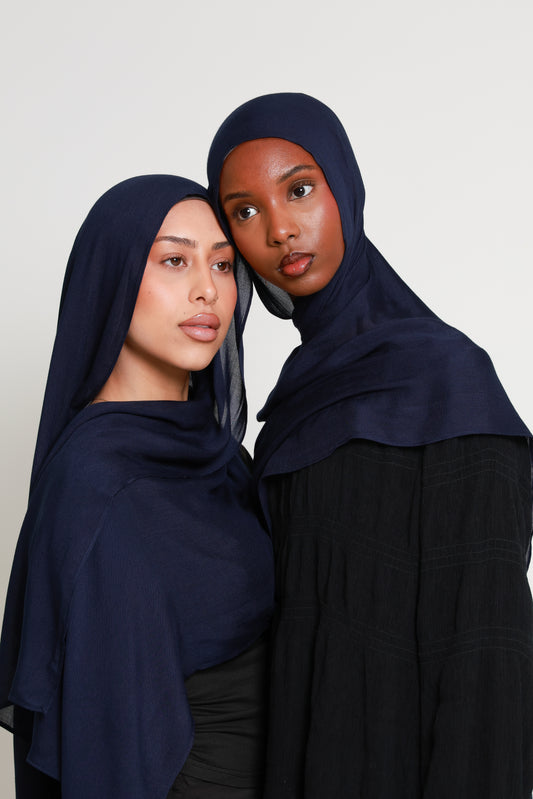 Navy Blue - Modal Hijab