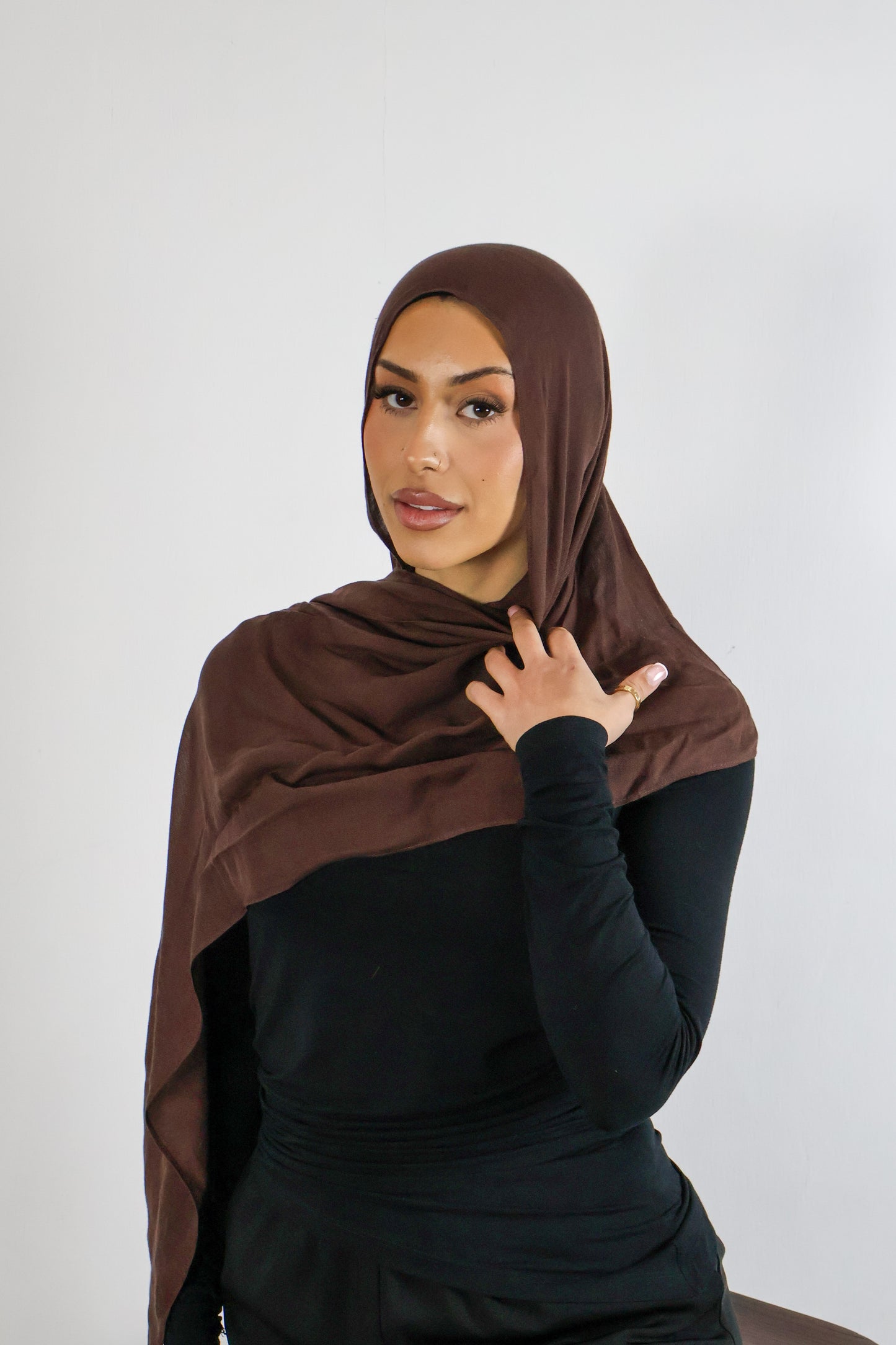 Chocolate - Modal Hijab Set