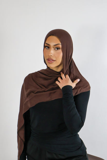 Chocolate - Modal Hijab Set