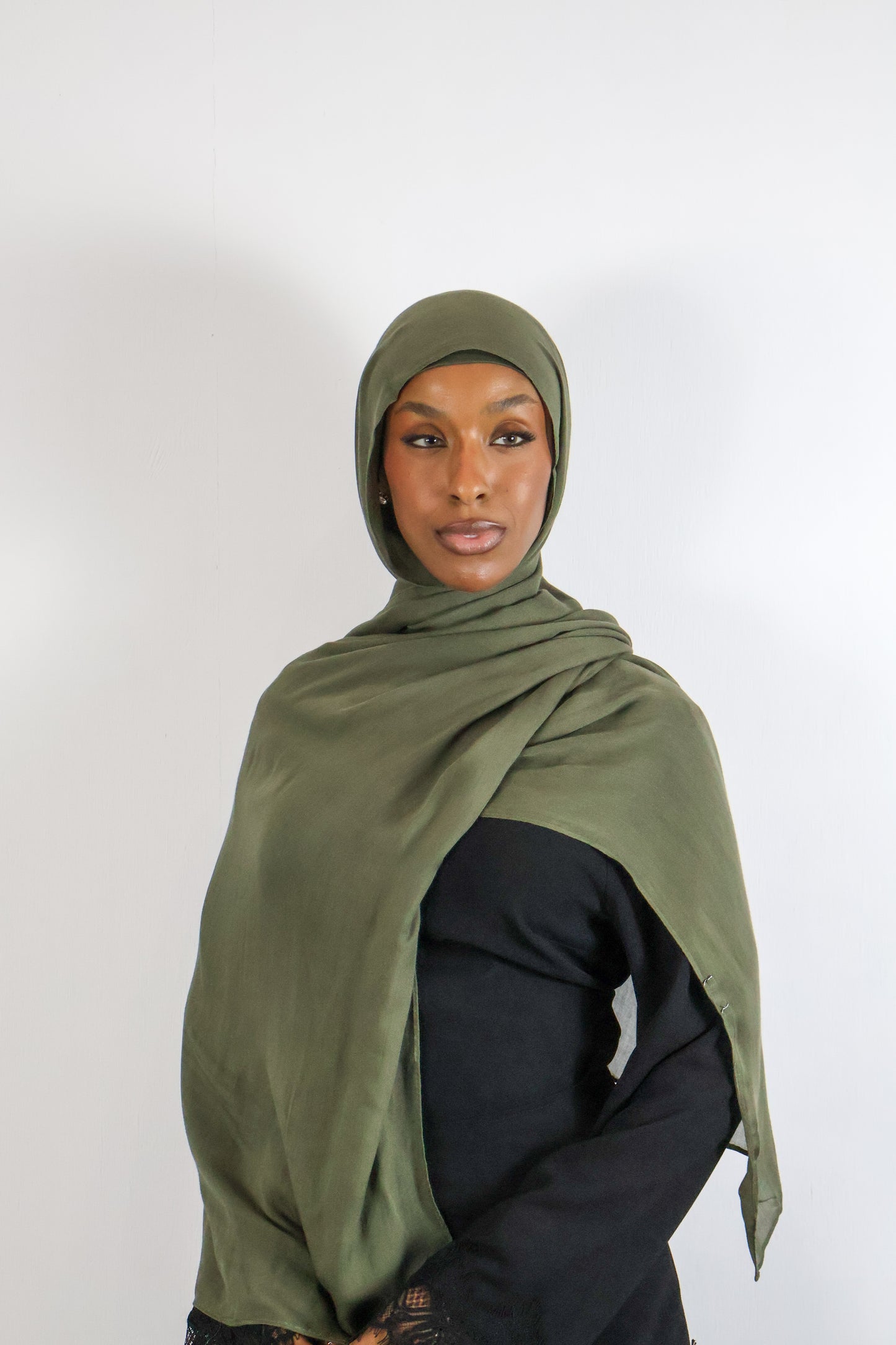 Army - Modal Hijab Set