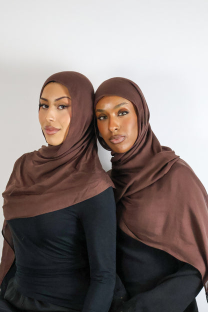 Chocolate - Modal Hijab Set