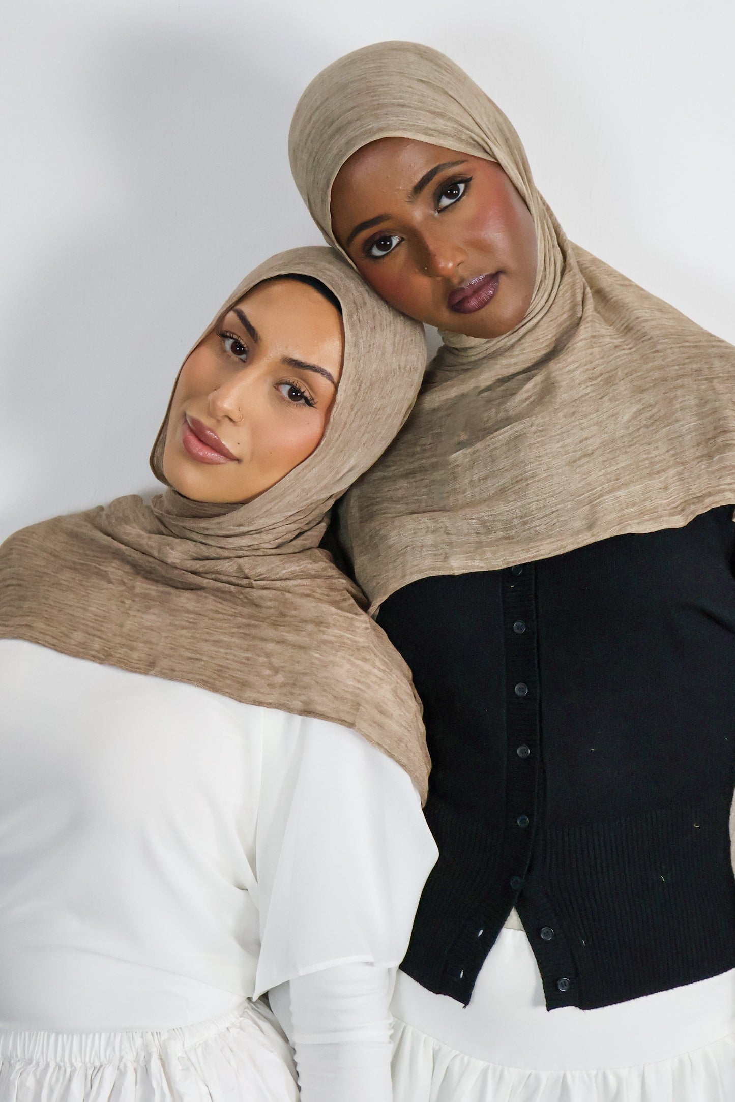 Latte - Crinkle Hijab