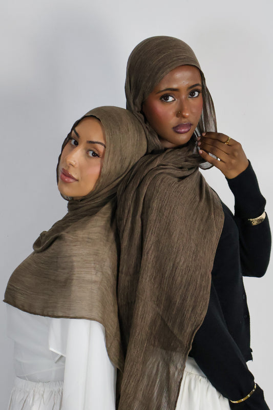 Espresso - Crinkle Hijab