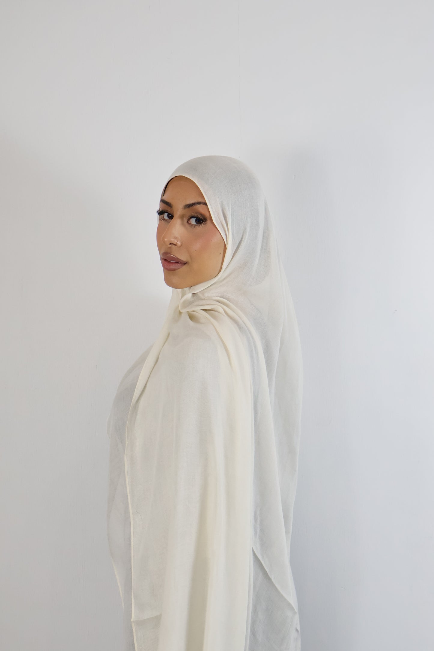 Ivory - Modal Hijab Set