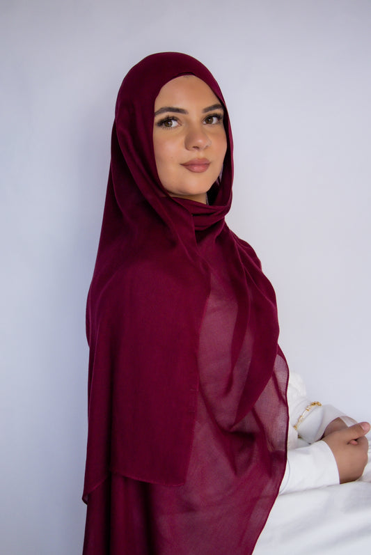 Cherry - Modal Hijab Set