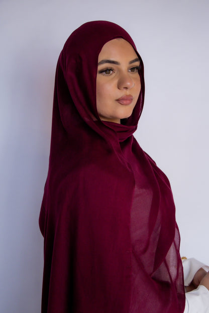 Cherry - Modal Hijab Set