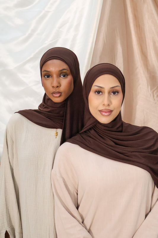 Choc Espresso - Bamboo Jersey Hijab
