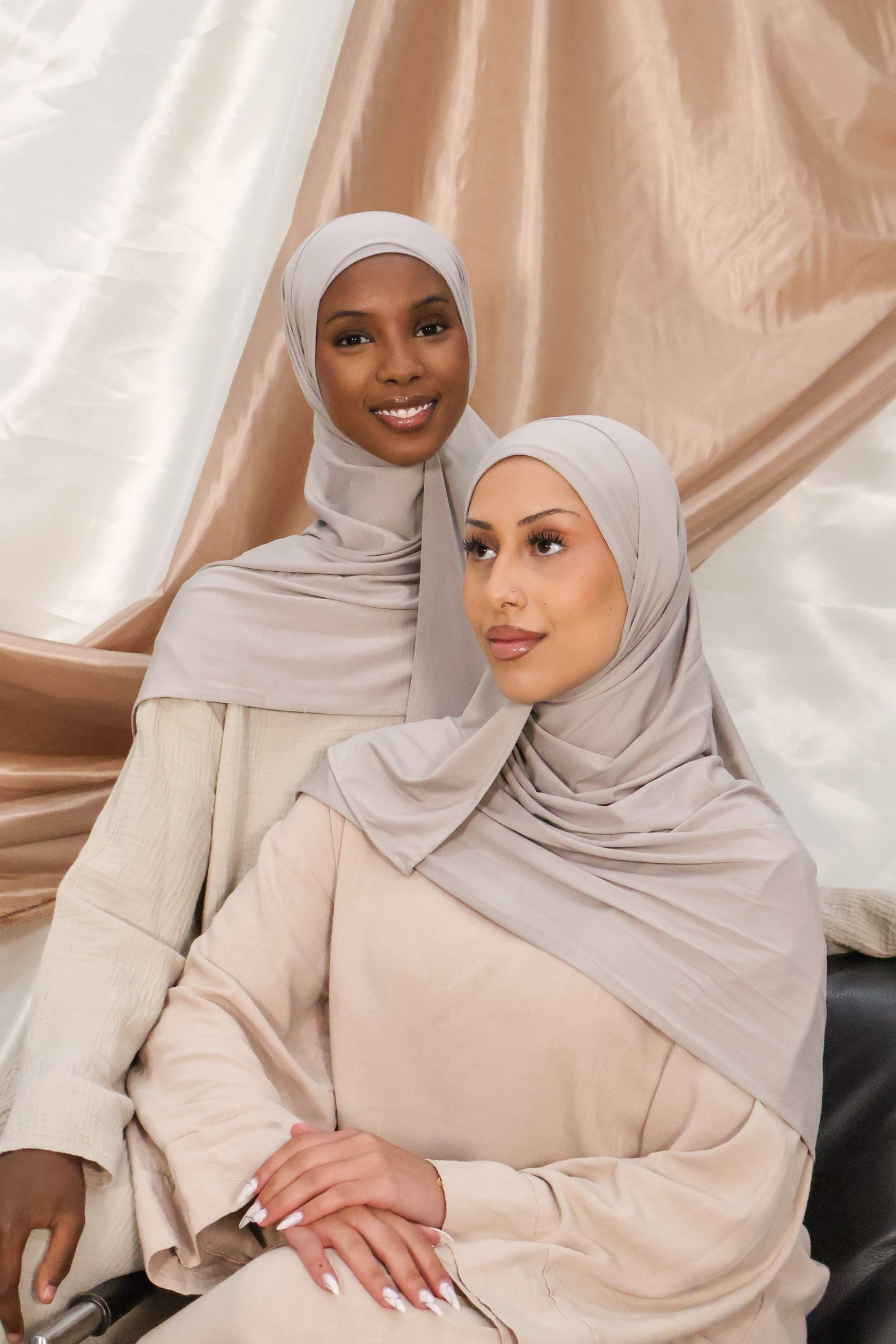 Stone - Bamboo Jersey Hijab