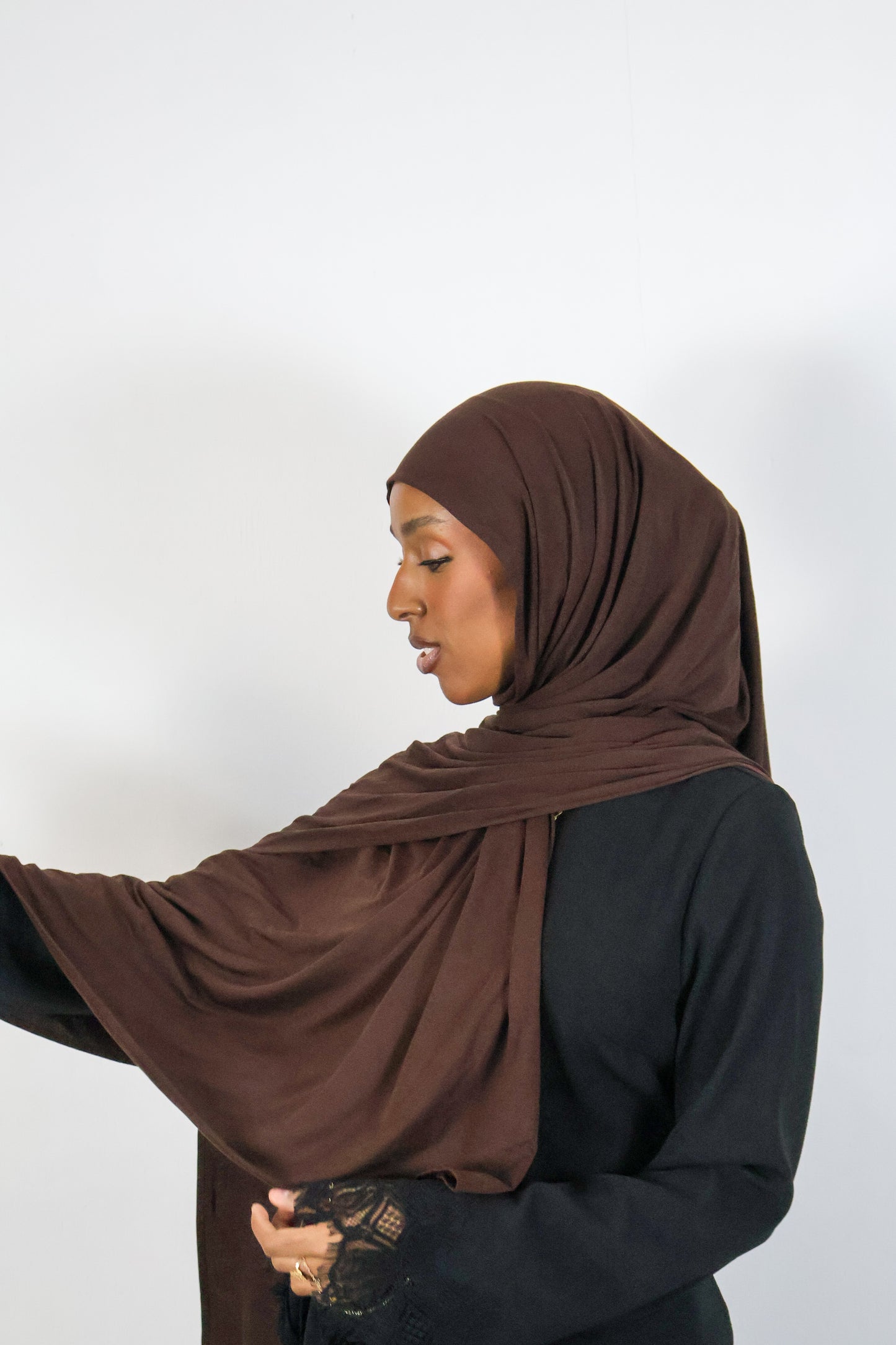 Choc Espresso - Bamboo Jersey Hijab