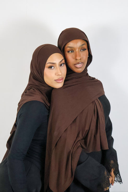 Choc Espresso - Bamboo Jersey Hijab