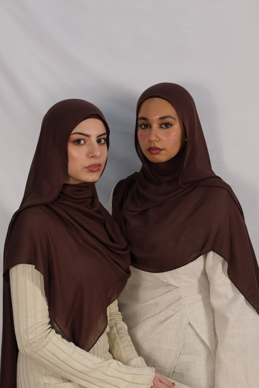 Chocolate - Modal Hijab Set