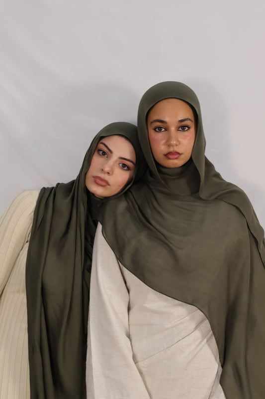 Army - Modal Hijab Set