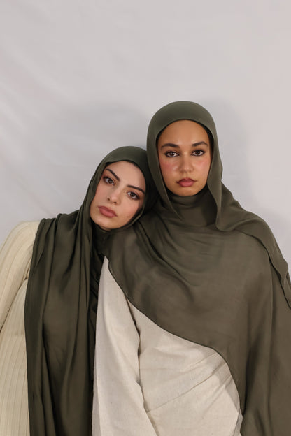 Army - Modal Hijab Set