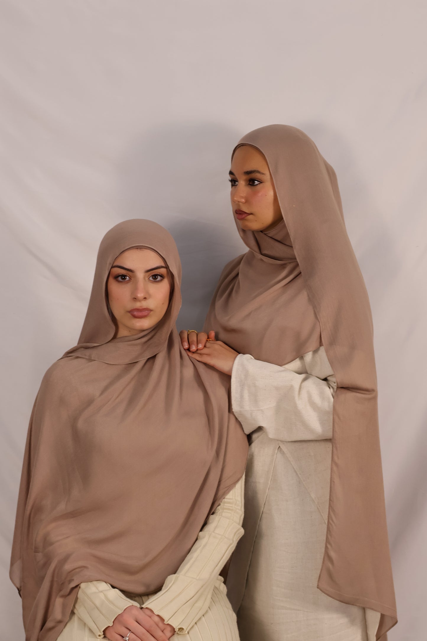 Chestnut - Modal Hijab Set