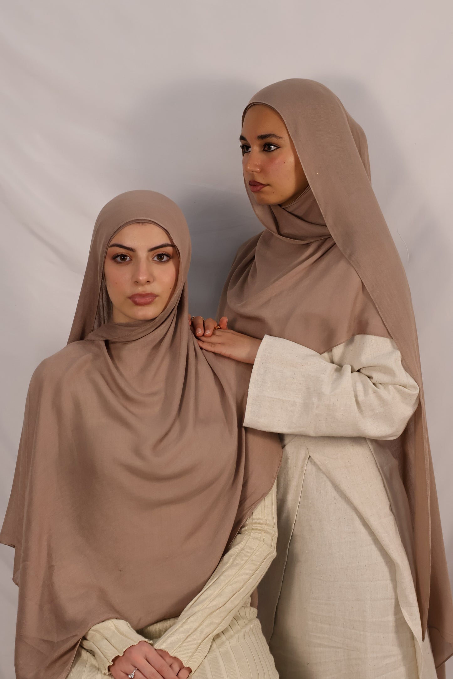 Chestnut - Modal Hijab Set