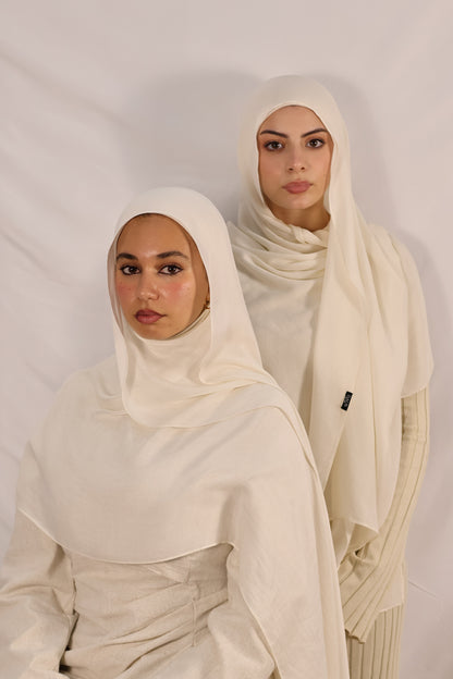 Ivory - Modal Hijab Set