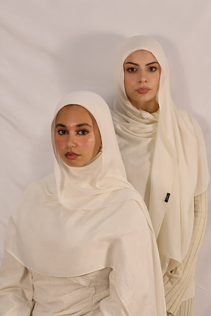 Ivory - Modal Hijab Set
