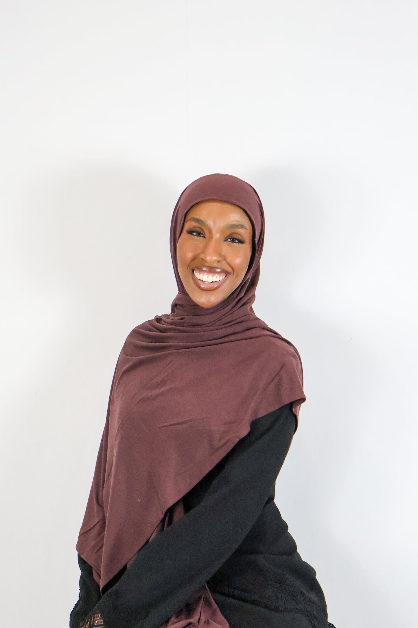 Deep Plum - Bamboo Jersey Hijab