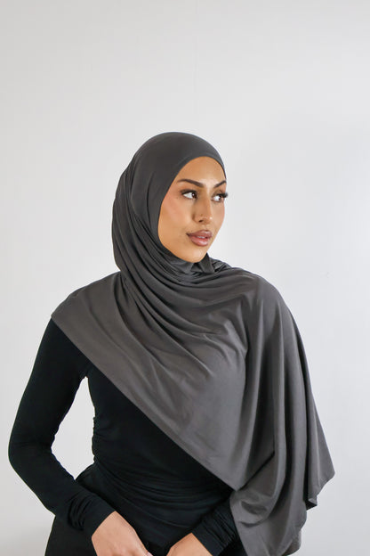 Charocal - Bamboo Jersey Hijab