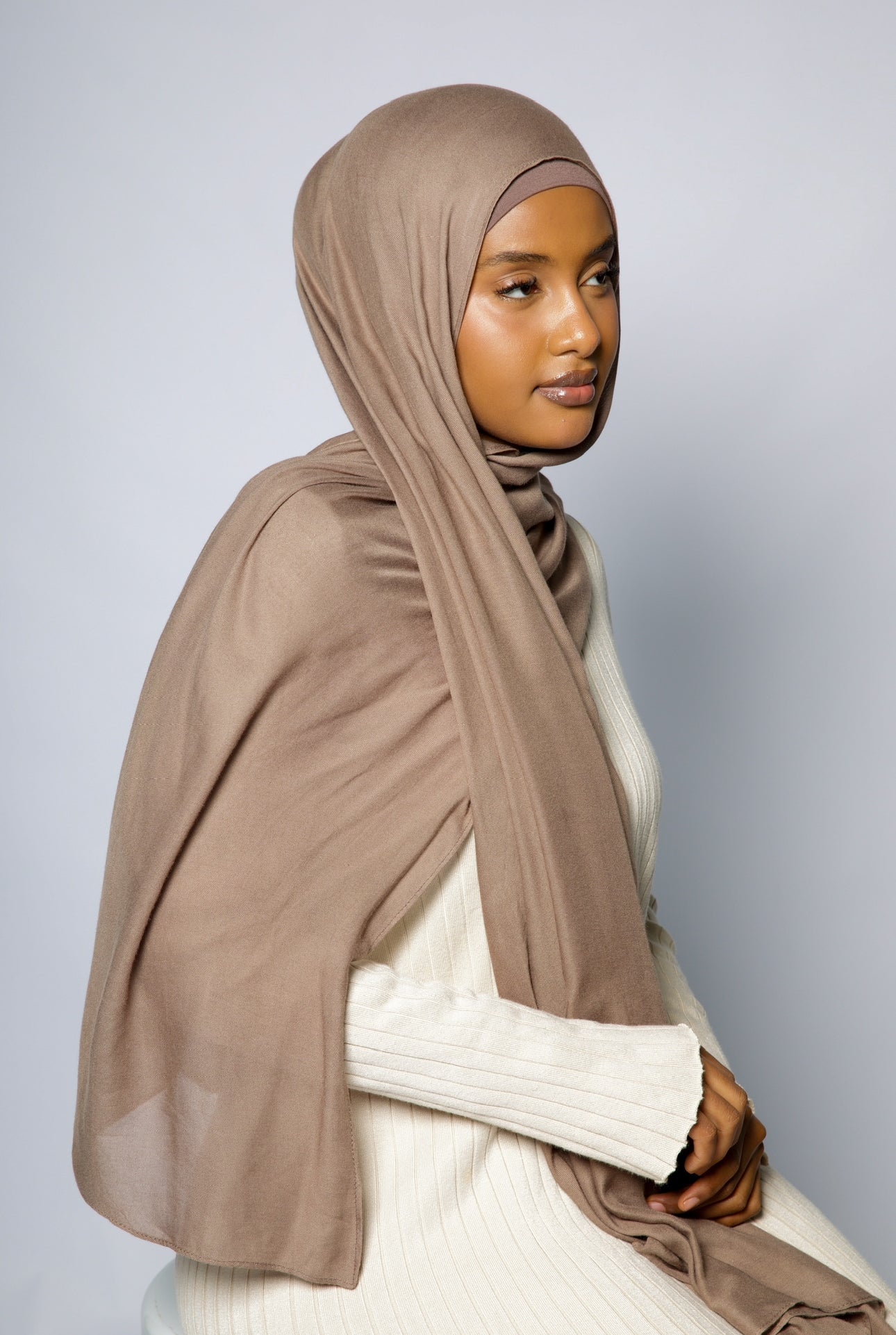 Mocha - Modal Hijab Set