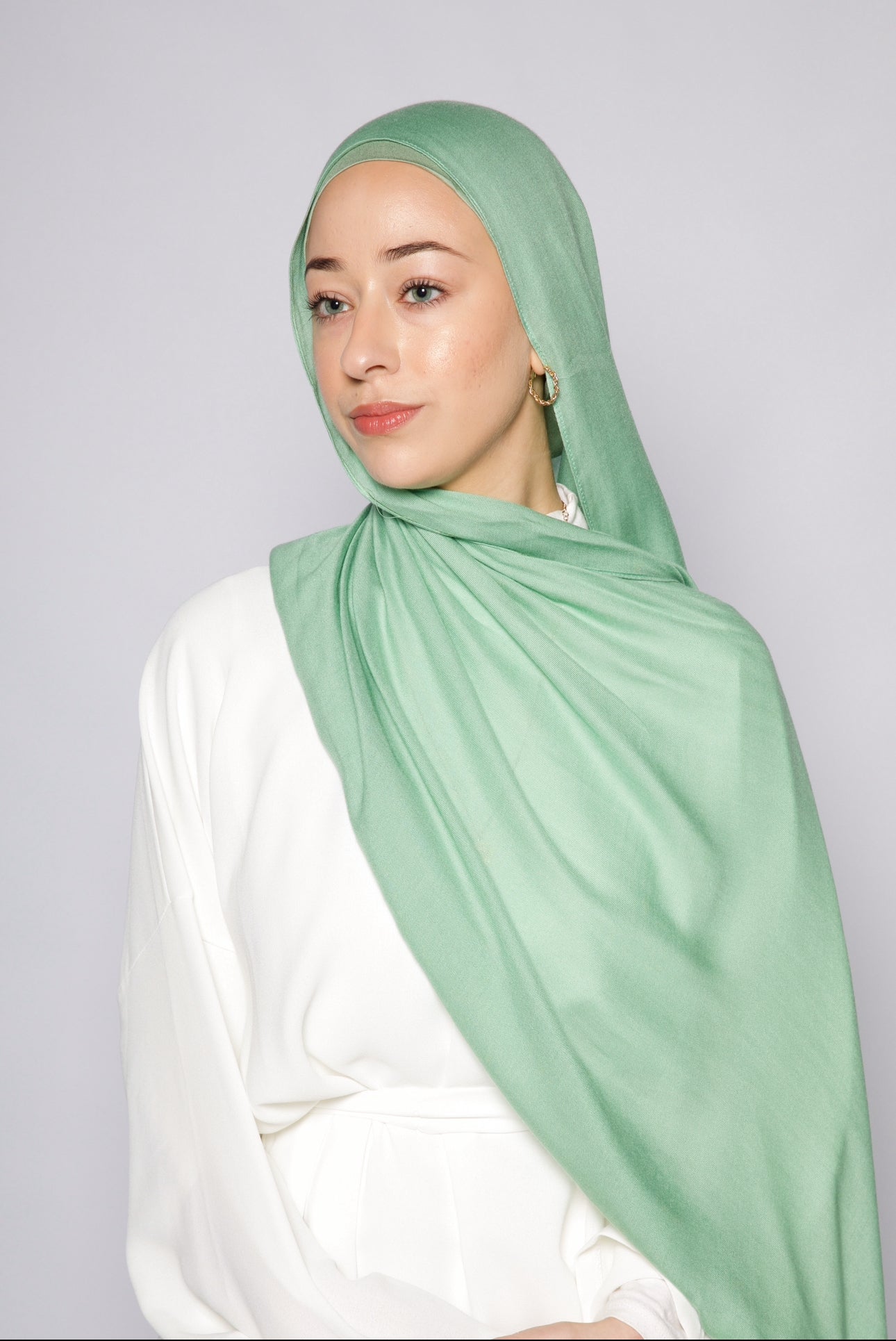 Mint - Modal Hijab Set